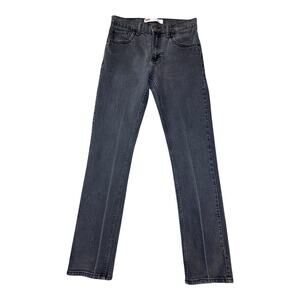 Levi's 511 Slim Jeans Boy's Size 16 Dark Denim‎ Black 5-Pocket Style